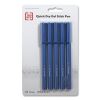 Quick Dry Gel Pen, Stick, Fine 0.5 mm, Blue Ink, Blue Barrel, 5/Pack1