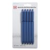 Quick Dry Gel Pen, Retractable, Medium 0.7 mm, Blue Ink, Blue Barrel, 5/Pack1