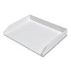 Side-Load Stackable Plastic Document Tray, 1 Section, Letter-Size, 12.24 x 9.8 x 1.75, White2