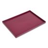 Slim Stackable Plastic Tray, 6.85 x 9.88 x 0.47, Purple2