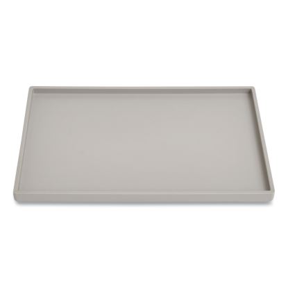 Slim Stackable Plastic Mail and Supplies Tray, 1 Section, #6 1/4 to #16 Envelopes, 6.85 x 9.88 x 0.47, Gray1