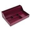 Plastic Desktop Organizer, 6 Compartments, 6.81 x 9.84 x 2.75, Purple2