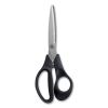 Stainless Steel Scissors, 8" Long, 3.58" Cut Length, Assorted Straight Handles, 2/Pack2