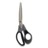 Non-Stick Titanium-Coated Scissors, 8" Long, 3.86" Cut Length, Gun-Metal Gray Blades, Gray/Black Bent Handle1