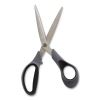 Non-Stick Titanium-Coated Scissors, 8" Long, 3.86" Cut Length, Gun-Metal Gray Blades, Gray/Black Bent Handle2