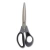 Non-Stick Titanium-Coated Scissors, 8" Long, 3.86" Cut Length, Gun-Metal Gray Blades, Gray/Black Straight Handle1