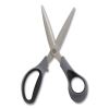 Non-Stick Titanium-Coated Scissors, 8" Long, 3.86" Cut Length, Gun-Metal Gray Blades, Gray/Black Straight Handle2