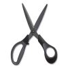 Non-Stick Titanium-Coated Scissors, 8" Long, 3.86" Cut Length, Charcoal Black Blades, Black/Gray Straight Handle2