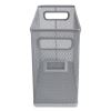 Wire Mesh Box-Style Vertical Document Organizer, 1 Section, Letter-Size, 5.79 x 12.4 x 10.16, Silver2