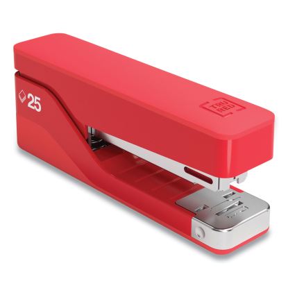 Desktop Aluminum Stapler, 25-Sheet Capacity, Red1