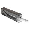 Desktop Aluminum Full Strip Stapler, 25-Sheet Capacity, Gray/Black2