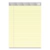 Notepads, Wide/Legal Rule, 50 Canary-Yellow 8.5 x 11.75 Sheets, 12/Pack2