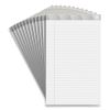 Notepads, Wide/Legal Rule, 50 White 8.5 x 14 Sheets, 12/Pack1