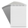 Notepads, Narrow Rule, 50 White 8.5 x 11.75 Sheets, 12/Pack1