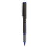 Roller Ball Pen, Stick, Fine 0.5 mm, Blue Ink, Black Barrel, 3/Pack2