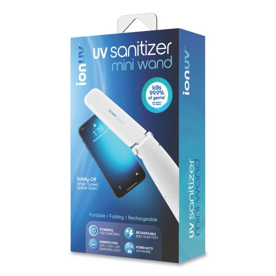 ionUV Mini Sanitizer Wand, White1