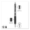 Signo 207 Gel Pen, Retractable, Medium 0.7 mm, Black Ink, Translucent Black Barrel, 8/Pack2