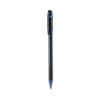 Jetstream 101 Roller Ball Pen, Stick, Bold 1 mm, Blue Ink, Black/Blue Barrel, Dozen1