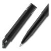 ONYX Roller Ball Pen, Stick, Fine 0.7 mm, Black Ink, Black Matte Barrel, 72/Pack2
