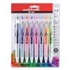 Signo 207 Gel Pen, Retractable, Medium 0.7 mm, Blue Ink, Translucent Blue Barrel, 4/Pack1