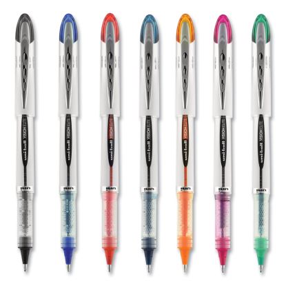 VISION ELITE Roller Ball Pen, Stick, Bold 0.8 mm, Assorted Ink and Barrel Colors, 8/Pack1