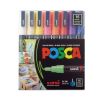 POSCA Permanent Specialty Marker, Fine Bullet Tip, Assorted Colors,16/Pack2