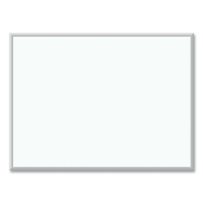 Melamine Dry Erase Board, 48 x 36, White Surface, Silver Frame1