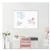 Melamine Dry Erase Board, 48 x 36, White Surface, Silver Frame2