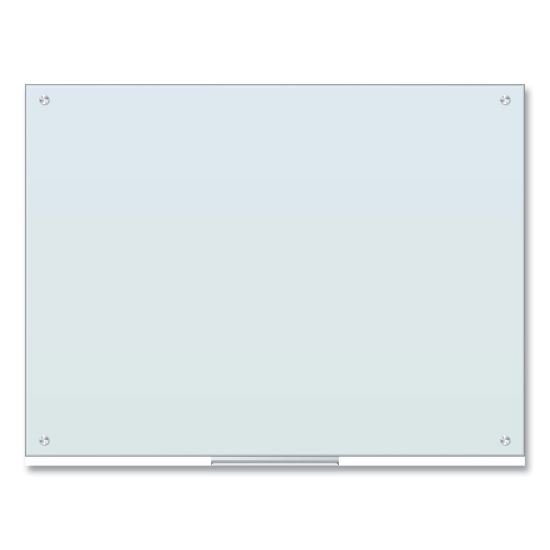 Glass Dry Erase Board, 48 x 36, White Surface1