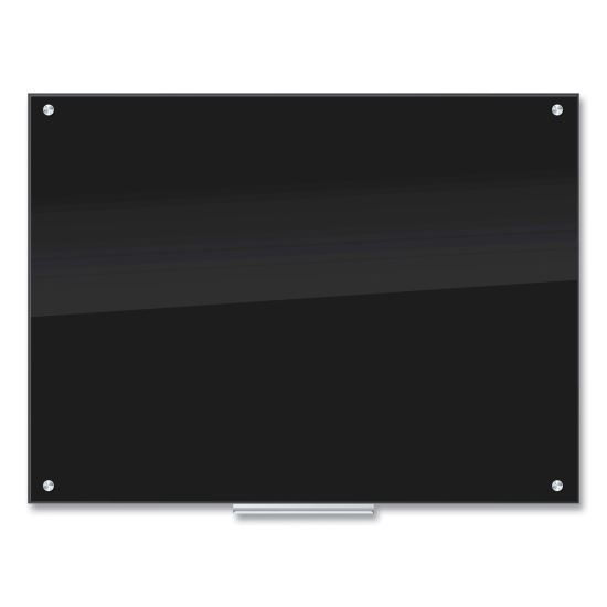 Black Glass Dry Erase Board, 48 x 361