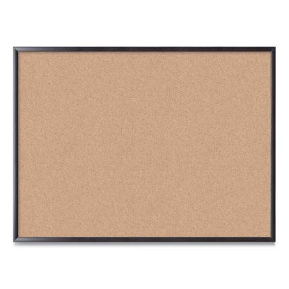 Cork Bulletin Board, 48 x 36, Natural Surface, Black Frame1