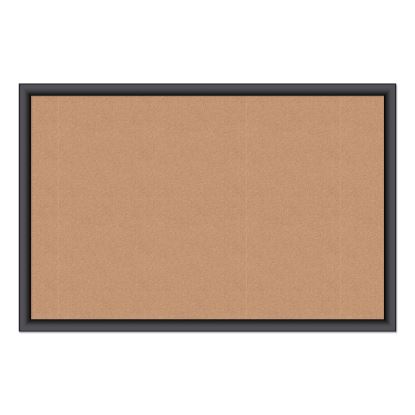 Cork Bulletin Board, 36 x 24, Natural Surface, Black Frame1