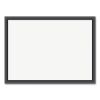 Magnetic Dry Erase Board with MDF Frame, 24 x 18, White Surface, Black Frame1