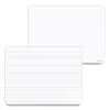 Double-Sided Dry Erase Lap Board, 12 x 9, White Surface, 10/Pack2