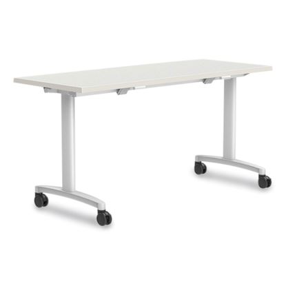 Workplace2.0 Nesting Training Table, Rectangular, 24 x 29.5 x 60, Silver Mesh1