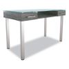 Prestige Glass Writing Desk, 47.1" x 23.5" x 29.5", Gray1