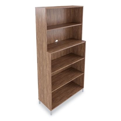 Essentials Laminate Bookcase, Five-Shelf, 35.8w x 14.9d x 72h, Espresso1