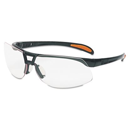 Protege Safety Eyewear, Metallic Black Frame, Clear Lens1