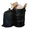 Heavy-Duty Low-Density Wing Tie Contractor Bags, 42 gal, 3 mil, 32.75 x 45.13, Black, 20 Bags/Roll, 4 Rolls/Carton2