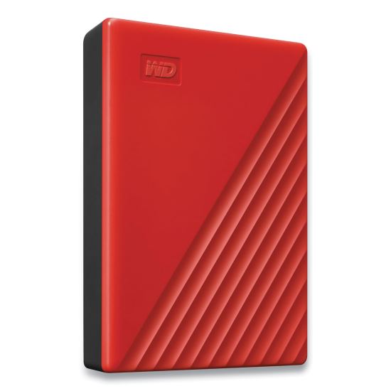 MY PASSPORT External Hard Drive, 4 TB, USB 3.2, Red1