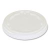 PLA Lids for Fiber Cups, 3.1" Diameter x 0.4"h, Clear, 1,000/Carton1