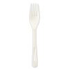 TPLA Compostable Cutlery, Fork, 6.3", White, 1,000/Carton1