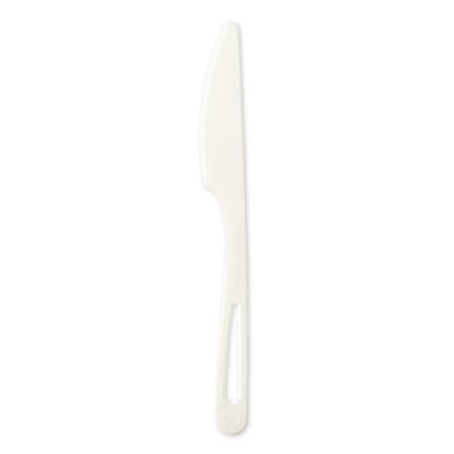 TPLA Compostable Cutlery, Knife, 6.7", White, 1,000/Carton1