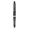 Liquid Ink Roller Ball Pen, Stick, Extra-Fine 0.5 mm, Black Ink, Black Barrel, 12/Pack1