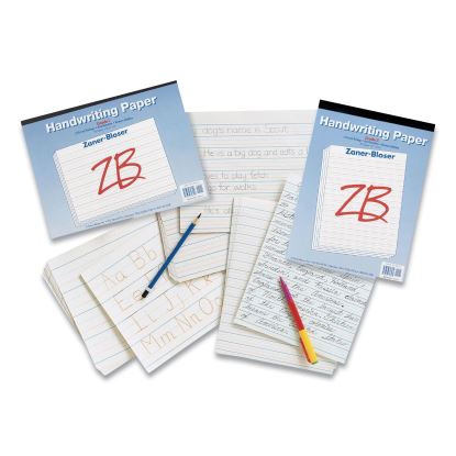 Multi-Program Handwriting Paper, 30 lb, 3/4" Long Rule, Two-Sided, 8 x 10.5, 500/Pack1