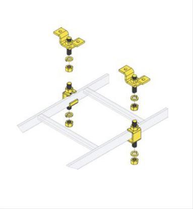 Accu-Tech Slotted Ladder Support Hardware with Ceiling Hang Kit1