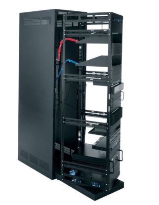 Accu-Tech Roll Out Rotating System in Steel Host Enclosure 24 space Freestanding rack Black1