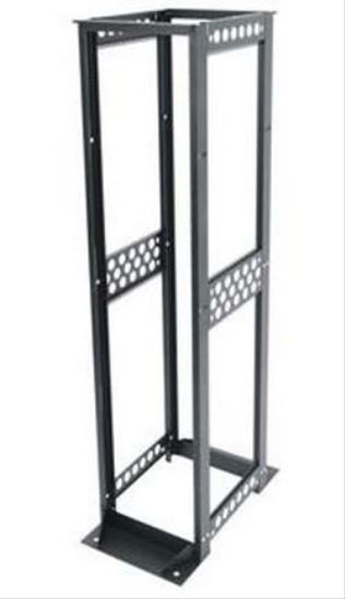 Accu-Tech R4 Series Four Post Open Frame Rack 38 space Freestanding rack Black1