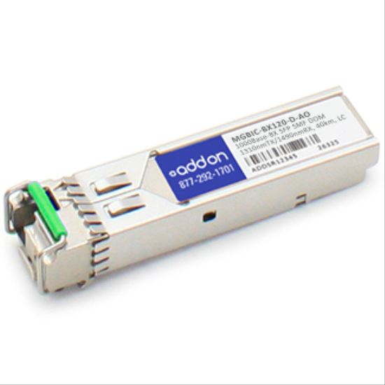 AddOn Networks MGBIC-BX120-D-AO network transceiver module Fiber optic 1000 Mbit/s SFP1