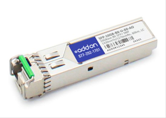 AddOn Networks SFP-10GB-BX-U-60-AO network transceiver module Fiber optic 10000 Mbit/s SFP+1